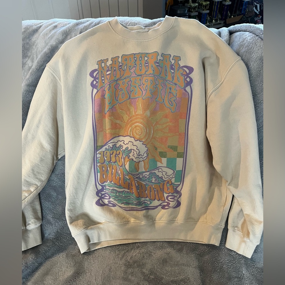 oversized billa bong crew neck